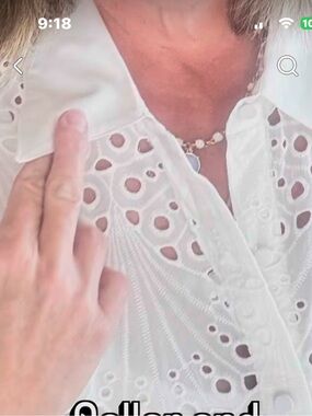 Cabi Eyelet Day Dress